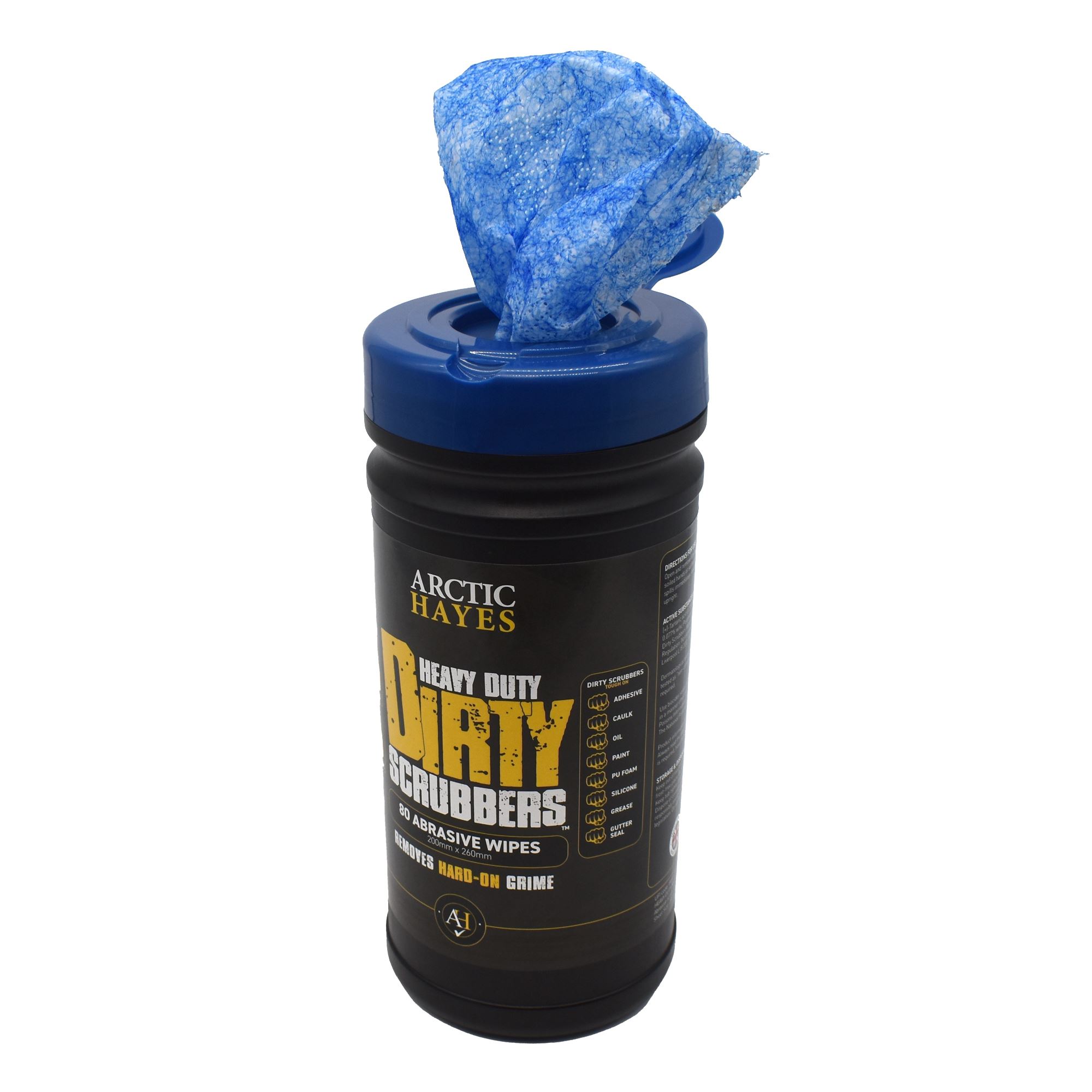 Dirty Scrubbers Wipes (Tub of 80)